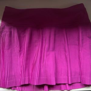Lululemon Magenta/ Purple Ruffle Skirt